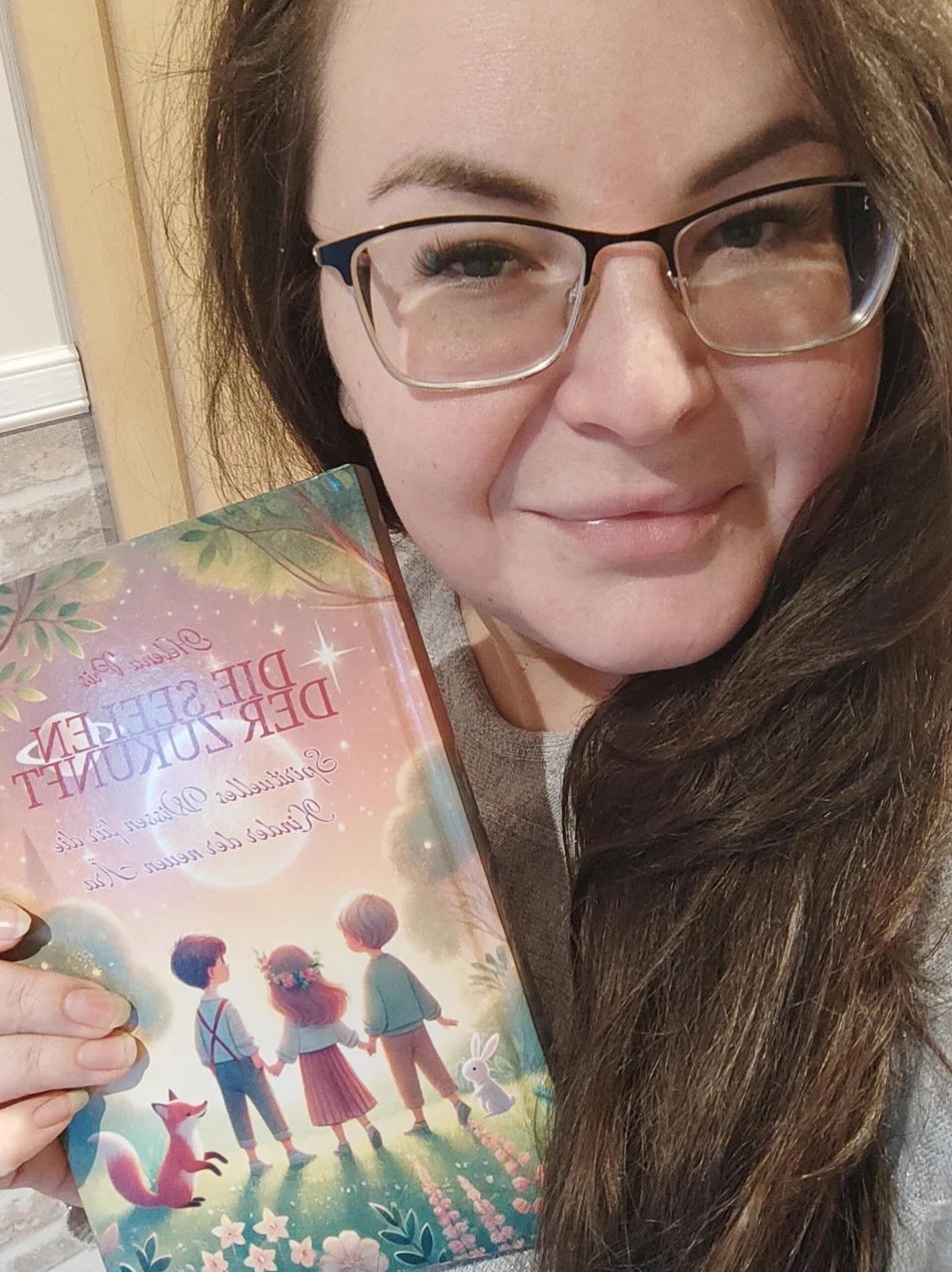 Helena Pris mit ihrem Buch Die Seelen der Zukunft